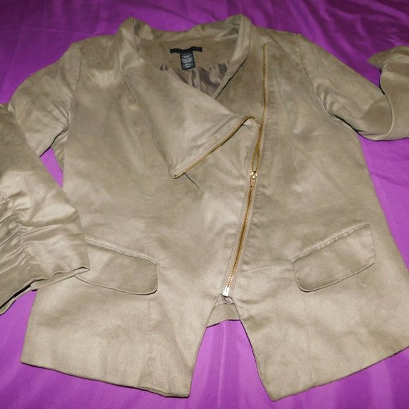 Tan Suede Jacket - Picture 3 of 5